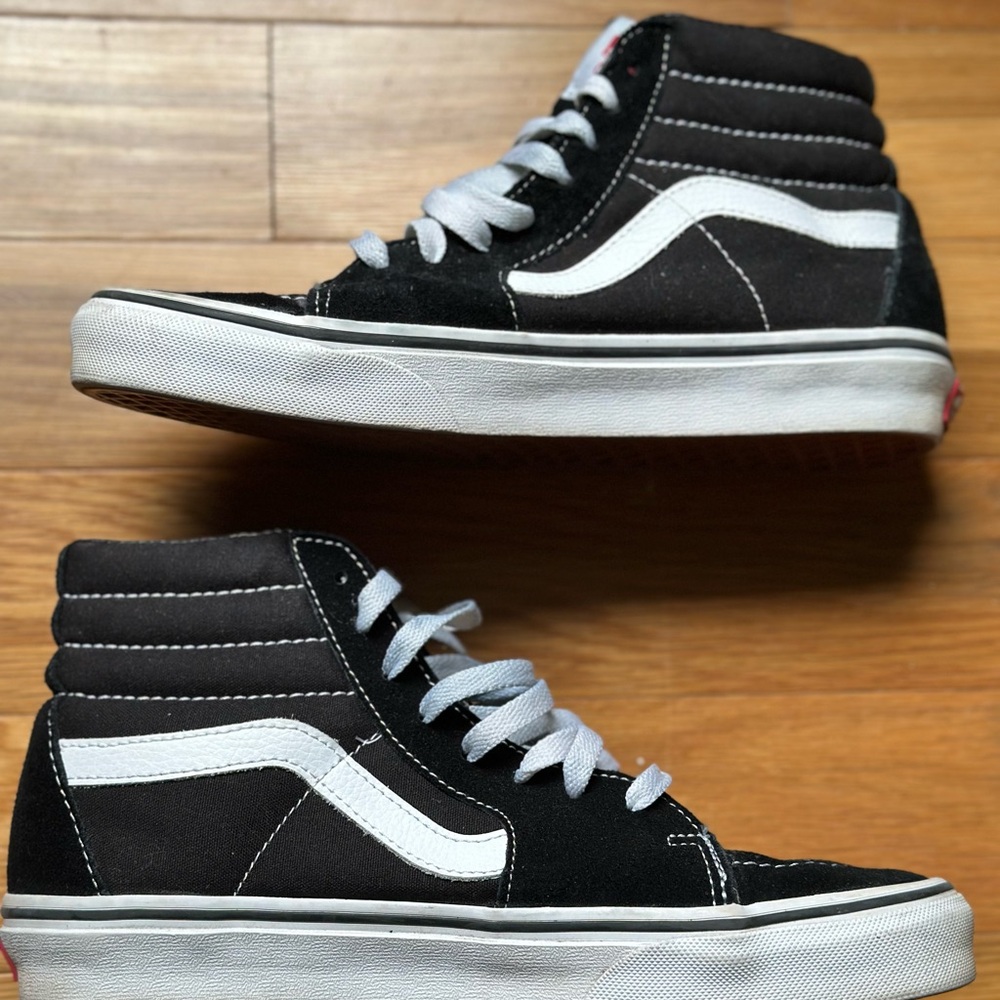 Vans Black and White High-Tops